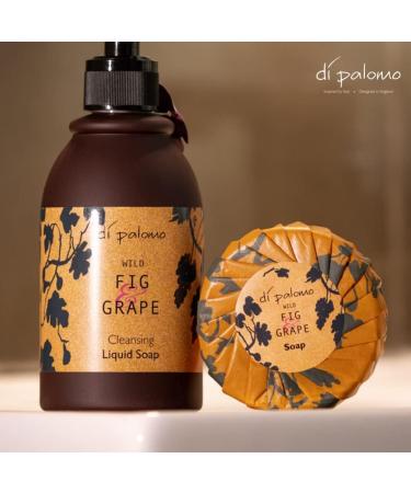 Di Palomo Vegan Wild Fig & Grape Luxury Soap Bar - 100g Moisturising Hand Soap for Ladies & Men - Vegan Skin Care Bar Soap - Buy Online on GoSupps.com
