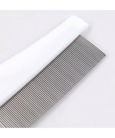 Flea Comb For Cats Dogs Rabbits/Flea & Nits Comb/Flea Removal Brush/Stainless Steel Grooming Comb For Lice Rounded Teeth - Buy Online on GoSupps.com
