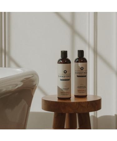 Shop Dandymen Clarifying Shampoo & Conditioner Duo - Tea Tree Oil 11.83 oz | Best International Shipping for Healthy Hair - Buy Online on GoSupps.com