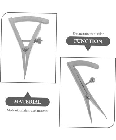 minkissy Tools Stainless Steel Eyelid Gauge Eyelid Measuring Ruler Eye Gauge Eyelid Ruler Double Eyelid Measuring Double Eyelid Surgery Tool Eye Positioning Ruler Cosmetic Instrument - Buy Online on GoSupps.com