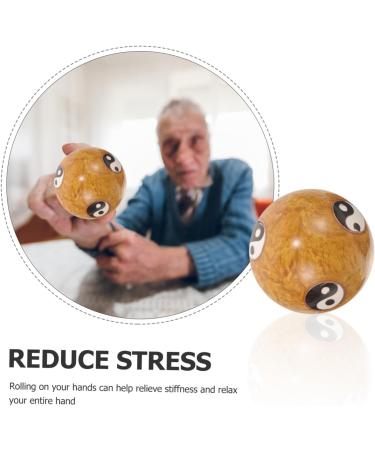 Magiclulu Baoding Massage Globe Balls - Reflex Zone Hand Massage & Exercise - Cloisonn Design - Buy Online on GoSupps.com
