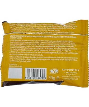 MyProtein Protein Filled Cookie Double Chocolate and Caramel 75 g Box of 12 - Buy Online on GoSupps.com