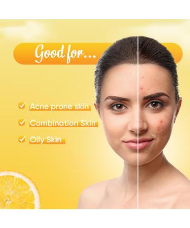 Ozone Acne Check Face Wash | Aloe Vera Lemon & Turmeric - For Oily Skin & Acne-Prone | 100gm - Flawless & Glowing Skin for Men & Women - Buy Online on GoSupps.com