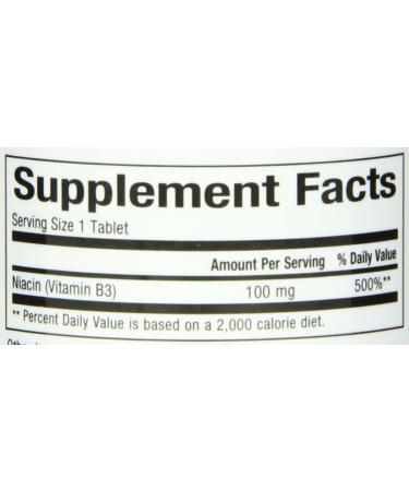 Natural Factors Niacin 100 mg - 90 Tablets for Energy & Healthy Metabolism - Buy Online on GoSupps.com