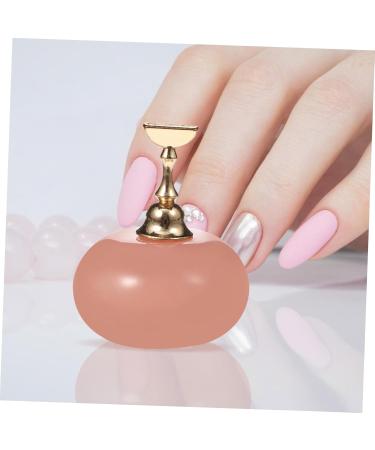 FRCOLOR 1 Set Manicure Practice Base Nail Practice Stand Nail Art Holder Nail Art Practice Holder False Nail Display Nail Art Practice Stand Fingernail Display Stands Resin Nail Supplies 3.5x3.5cm Pink - Buy Online on GoSupps.com