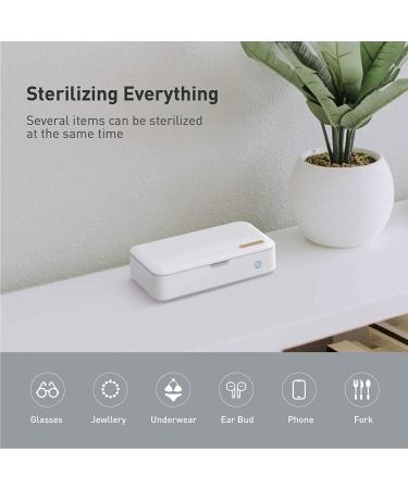 UV Light Sanitizer Box - 99.99% Sterilization Rate for Phone, Toothbrush, Jewelry, Glasses, Nail Tools, Keys & Aromatherapy - Buy Online on GoSupps.com
