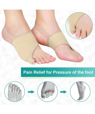 Soft Silicone Pinky Toe Bunion Corrector with Anti-Slip Strap for Pain Relief - Toe Cushions for Calluses, Corns & Blisters - Buy Online on GoSupps.com
