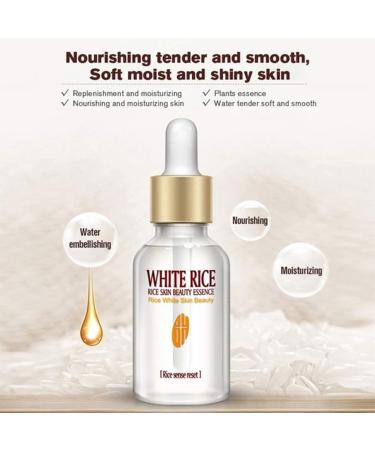 White Rice S rum blanchissant cr me hydratante anti-rides anti- ge soin du visage pour liminer les ridules 15 ml - Buy Online on GoSupps.com