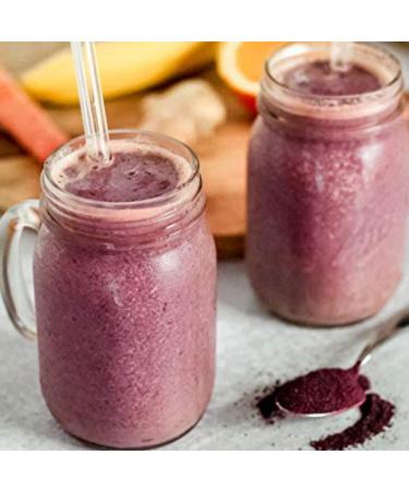 Wyman's Wild Blueberry Powder - 100% Wild Blueberries for Antioxidant-Rich Smoothies & Baking - 8oz Resealable Pouch - Buy Online on GoSupps.com