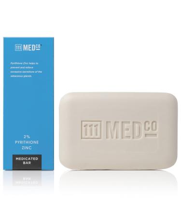 2% Pyrithione Zinc Medicated Skin Cleansing Soap Bar - 4oz | Ideal for Acne & Skin Irritation | Shop Now for International Shipping - Buy Online on GoSupps.com