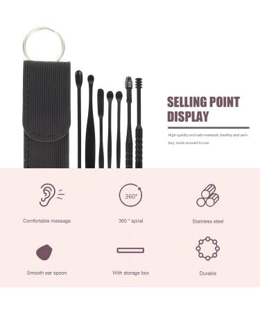 Healeved 7PCS Ear Cleaning Kit - Ear Wax Tool Set for Gentle Ear Cleaning - Buy Online on GoSupps.com