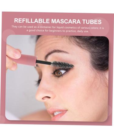 Healeved 25 Pcs Mascara Tube Cosmetic Containers Makeup Eyelash Brush Abs Pink Filling Lip Gloss Tube - Buy Online on GoSupps.com