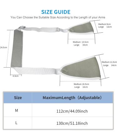 Farmigood Arm Sling - Adjustable Shoulder Support for Joint Dislocation & Fractures - Gray Green (M) - Buy Online on GoSupps.com