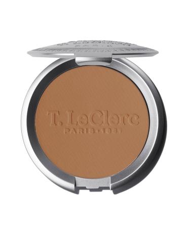 T. LeClerc PARIS 1881 T. LeClerc - Compact Rice Powder - 14 CARAMEL - Face Powder - Mattifying and Long-Lasting Setting Powder - 0% Talc - Reduces Blemishes - Vegan - Made in France - 9g