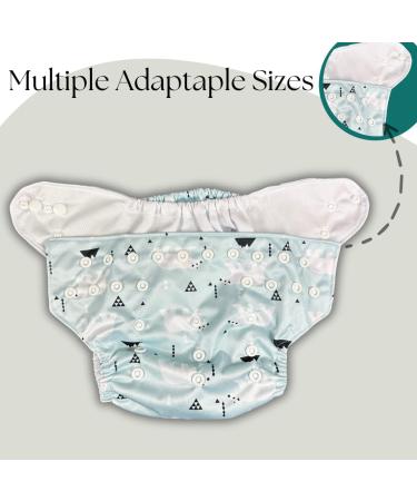 Alimos Swim Nappy & Waterproof Bag Set | Reusable for Happy Baby (0-3 Years) | UK Brand Polar Bear - Buy Online on GoSupps.com