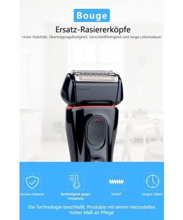 Buy Bouge 52B Shaving Head - Compatible with Braun Series 5 Razors for Men | Replacement Heads for 5020s 5040s 5050cc & More | International Shipping Available - Buy Online on GoSupps.com
