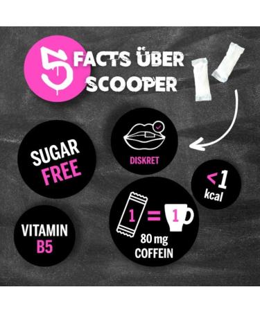 SCOOPER Energy Iced Box 80mg Extra Strong Lemon | 2 x Extra Strong Iced Cola 2 x Extra Strong Iced Lemon Tea | 4 x 7.2g - Buy Online on GoSupps.com