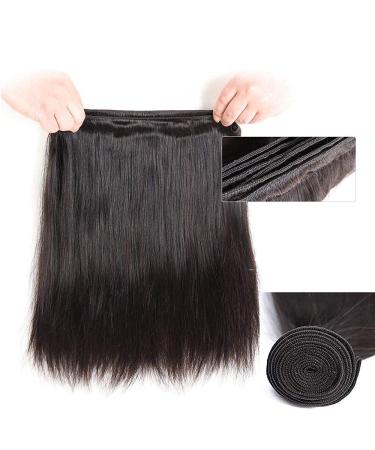 12 Inch Brazilian Virgin Human Hair Bundles - Natural Black (Pack of 3) - Buy Online on GoSupps.com
