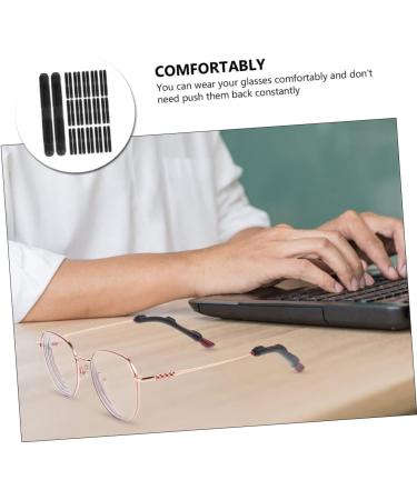 Jojofuny 32 Pairs Glasses Hangers & Ear Cushions | Comfort Brille Brackets for Sport Sunglasses | Durable Tape Holders - Black 4 Pack - Buy Online on GoSupps.com