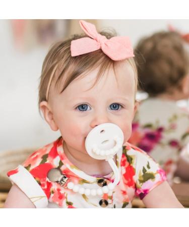 Ryan & Rose Cutie Clip 2 Pack - Silicone Pacifier Clip Holder (Judy-White/Grey) - Buy Online on GoSupps.com