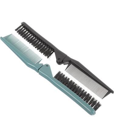 GLEAVI 2Pcs Small Double Folding Hair Brush: Hair Styling Salon Brush Comb Folding Comb Double Use Comb for Curly And Straight Hair - Buy Online on GoSupps.com