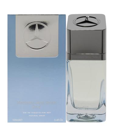 Mercedes-Benz Man Bright - Eau de Parfum for Men - Long Lasting Mens Cologne - Bergamot Patchouli Cologne for Men - Perfume for Men - 3.4 oz Lavender 3.3 Fl Oz (Pack of 1)