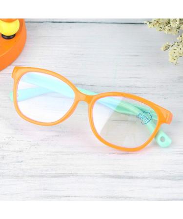 Buy Anti Blue Light Glasses for Children - Orange Pebbles Frame for Computer & Gaming - Buy Online on GoSupps.com