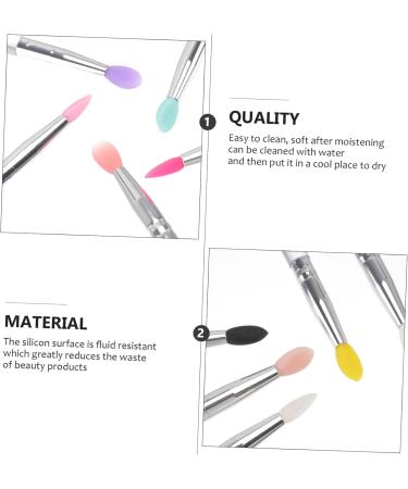 Beatifufu 10pcs Eye Shadow Brush Eye Blending Brush Eye Smudge Brush Facial Scrubber Mermaid Charms - Buy Online on GoSupps.com