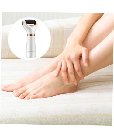 Housoutil Foot Foot File Electric Foot Dead Skin Remover Callus Wisking Tool Electric Nail Rings Pedicure Foot Pedicure Scrubber White Care Foot Scraper Diamond - Buy Online on GoSupps.com