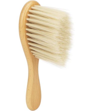 Qukaim Clean Neck Duster Brush Face Duster Brush Nylon Professional Beech Wood Soft Clean Neck Duster Brush for Barber - Buy Online on GoSupps.com