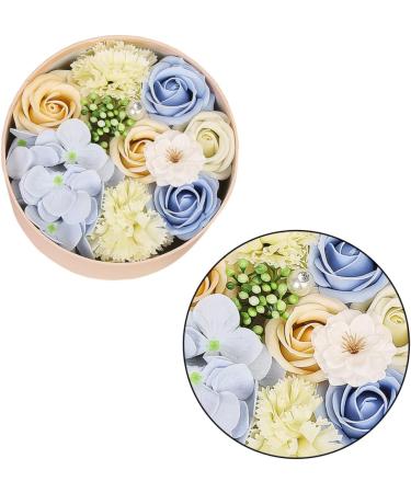 FRCOLOR 2 Pcs Soap Flower Gift Rose Soap Flowers Natural Bar Soap Natural Preserved Rose Soap Romantic Gift Rose Essential Oil Soap Rose Flower Petals Bar Soap Natural Flower Box Christmas - Buy Online on GoSupps.com