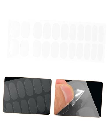 PLAFOPE 6 Sheets Nail Patch Sheer Nail Polish Manicure Kit Nail Sticker Gels Stickers Nail Kits Clear Nail Polish Transparent Nail Polish Nail Gel Strips Gel Pedicure Kit Double Sided Tape - Buy Online on GoSupps.com