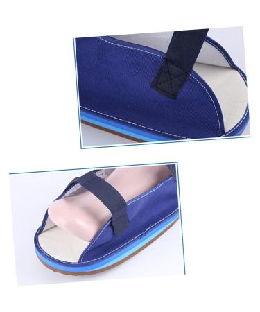 Mobestech Fancy Plaster Shoes & Sandals for Women | Dressy Broken Metatarsal Boot Blue Walking Footwear & Slides - Buy Online on GoSupps.com