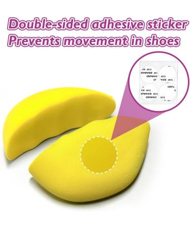 Shoe Filler Inserts for Loose Shoes | Size-Reducing Toe Inserts for Men & Women | Prevent Heel Slipping - Medium Size - Buy Online on GoSupps.com