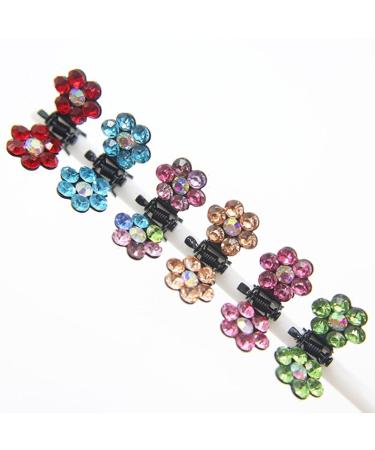 Mokily 65pcs Colorful Mini Hair Claw Set - Rhinestone Hair Clips for Women and Girls - Buy Online on GoSupps.com