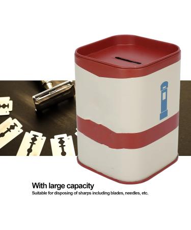 Razor Blade Disposal Case - Large Red Storage Box for Safe Waste Blades - Detachable Barber Case for International Shipping - Buy Online on GoSupps.com