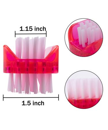 BQTQ 8-Piece Double-Sided Nail Brush Set - Plastic Hand Washing & Cleaning Brushes for Perfect Nail & Hand Care - Buy Online on GoSupps.com