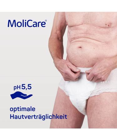 Molicare Premium Mobile Disposable Pants - Discreet Incontinence Wear for Men & Women | Size M (80-120 cm Hip) | 14 Pieces 6 Drops - Buy Online on GoSupps.com