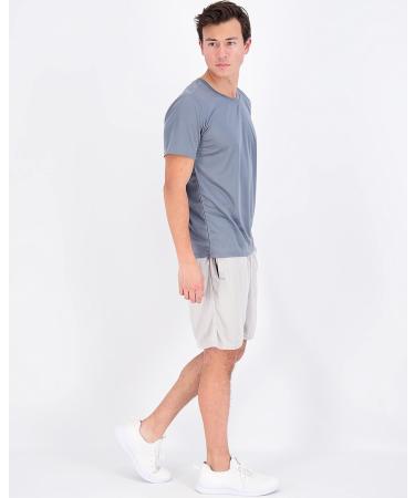 Real Essentials 5 Pack Mens V-Neck Mesh Moisture Wicking T-Shirt X-Large Set - Buy Online on GoSupps.com