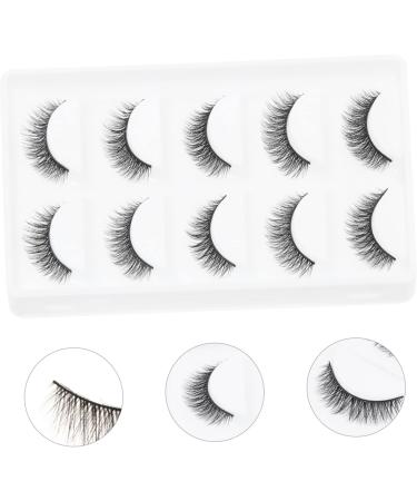 Beaupretty 10 Pairs Short False Eyelashes Makeup Eyelash Handmade Eyelashes Fake Lashes Eyelashes Extension 3d Fake Eyelashes 3d Eyelashes Artificial Fiber 6d Curly Extend - Buy Online on GoSupps.com