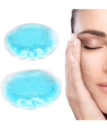  Fockety Fockety Ice Gel Eye Pads for Eye Fatigue Relief Fits Well to the Area for the Prevention of Dark Circles Blue Gel Material 1 Pair - Buy Online on GoSupps.com