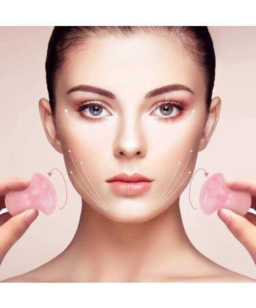 Beaupretty Face Roller & Jade Gua Sha Set - 2Pcs Natural Rose Facial Massage Tools for Skin Care SPA & Relaxation - Buy Online on GoSupps.com