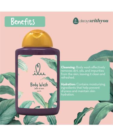 ILU Body Wash | Nourishing Moisturizing Cleanser for Normal Skin | Refreshing Aroma & Hydration - Buy Online on GoSupps.com