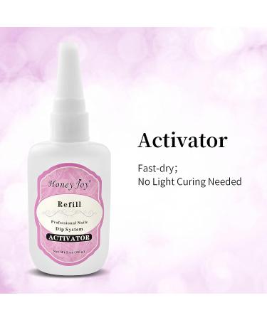 56ml Refill Gel Base Top Sealer Dry Activator for Dipping Powder Nails - No Lamp Cure Dip System - Natural Dry Finish - Buy Online on GoSupps.com