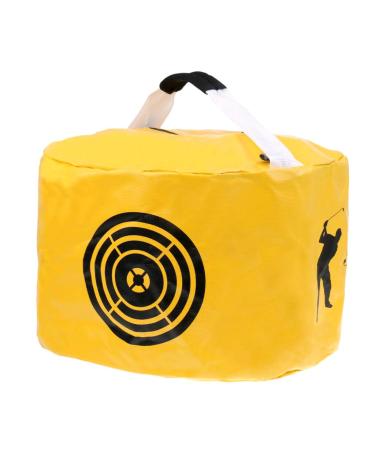 TuhooMall Golf Impact Power Smash Bag Hitting Bag Swing Training Aids Waterproof Durable Yellow