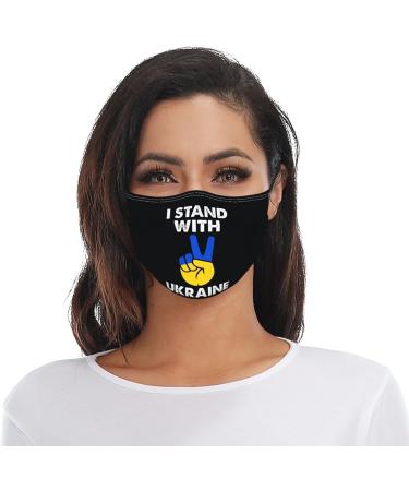 Hdadwy Ukrainian Trident Mask | Reusable Fabric Mouth Protection | Adjustable Storm Hood for Men Women & Teens | Stand with Ukraine - Buy Online on GoSupps.com