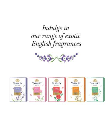 Yardley London English Lavender Luxury Soap - 90% Naturally Derived Daily Bathing Soap for Women | Creamy Lather | Pack of 3 (100g Each - Buy Online on GoSupps.com