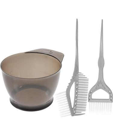 Healifty Hair Dye Coloring Kit - Bowl, Brush, Comb - Salon & Home Hair Dying Accessory Set (Grey) - Buy Online on GoSupps.com