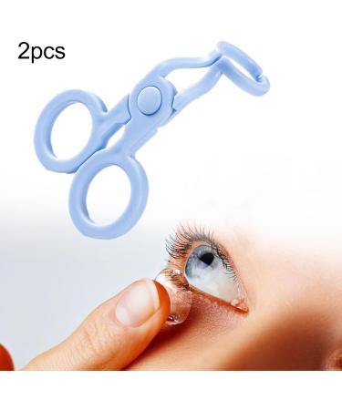 Folpus Blue Contact Lenses - 2 Piece Eye Care Kit with Removal Tools & Carry Case | Shop Internationally - Buy Online on GoSupps.com