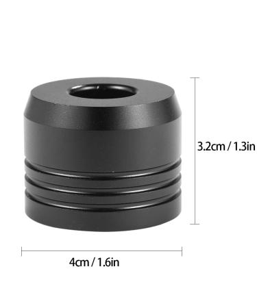 Men's Razor & Shaving Brush Stand - Simple Metal Organizer Kit (Black) | International Shipping Available - Buy Online on GoSupps.com